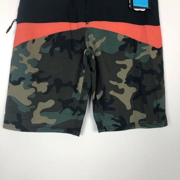NWT O'Neill Boys Hyperfreak Boardshorts Quick Dry Stretch Swimming Camo Size 26 - Picture 4 of 6